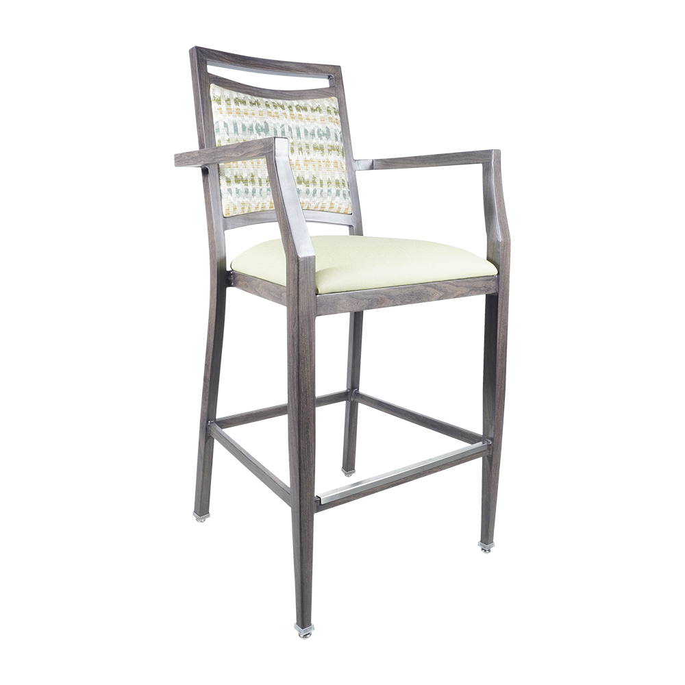 Bari Deco Arm Barstool